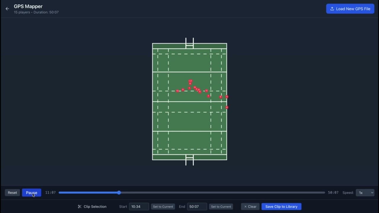 GPS Mapper tutorial showing how to upload and visualize match data